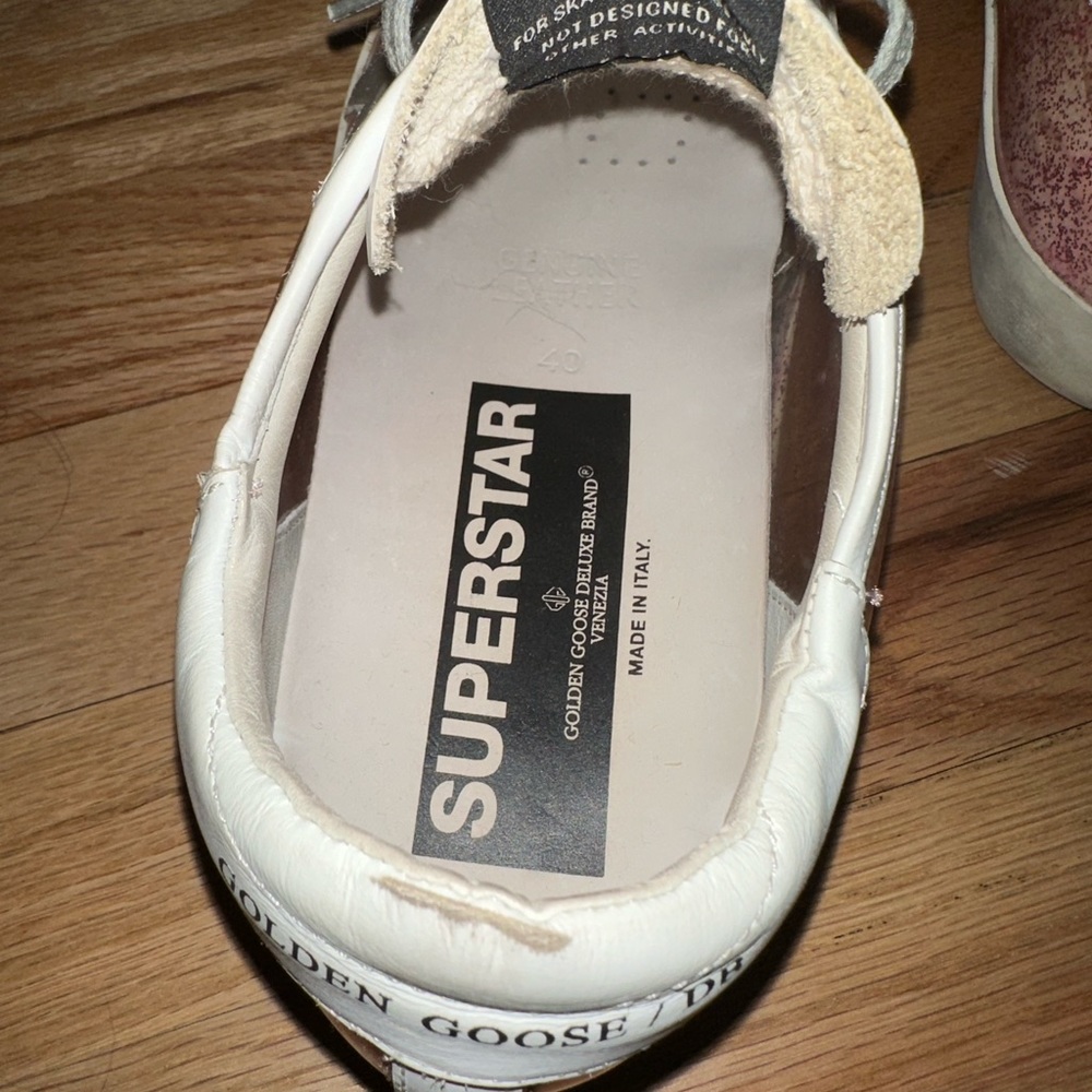 Golden Goose Pink Jellies Superstars- Size 40- Limited Edition - Picture 6 of 7